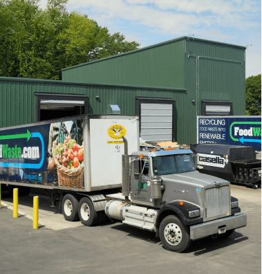 FoodWaste.com truck for commercial food waste recycling and waste management solutions