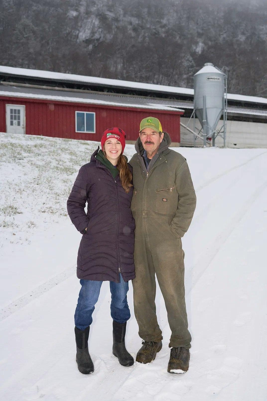Denise Barstow Manz and her father, David Barstow, are the seventh and sixth generations of dairy farmers in the family. David Degner